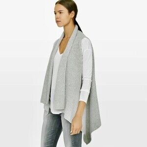 WITCHERY Sleeveless Knit Vest in Charcoal S/M NWT
